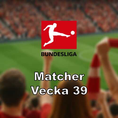 Vecka 39 i bundesliga omgang 5 med fredagsmote i munchen