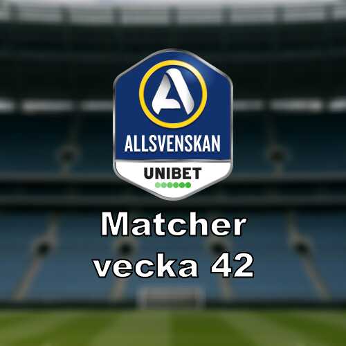 Allsvenskan i vecka 42 omgang 27 med derby och nyckelmatcher