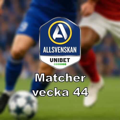 Allsvenskan i vecka 44 omgang 28 avslutas och omgang 29 tar vid