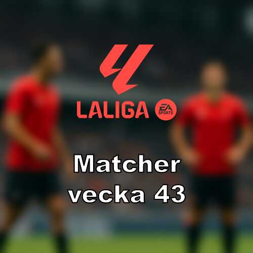 La liga i vecka 43 full omgang och el clasico i fokus
