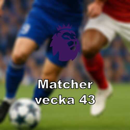 Premier league i vecka 43 full omgang villa city i fokus