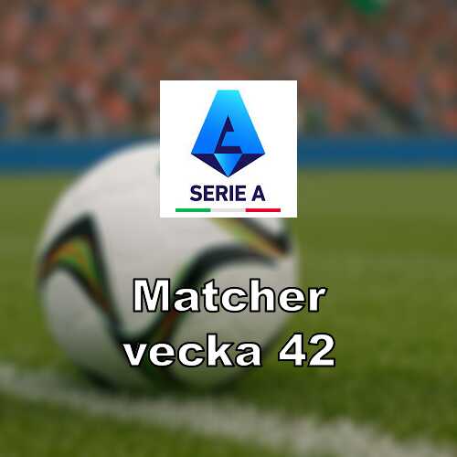 Vecka 42 i serie a omgang 7 med roma inter i fokus