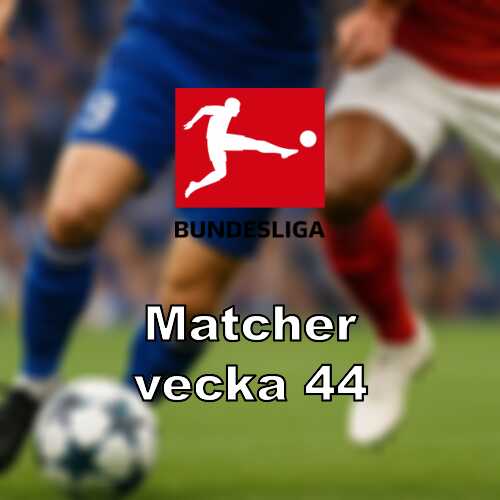 Vecka 44 i bundesliga omgang 9 med toppmatch i munchen