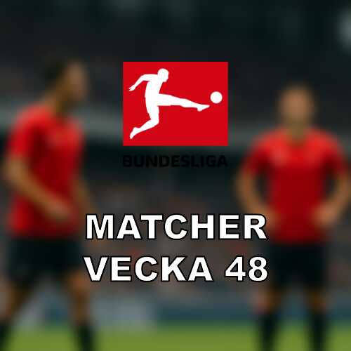 Bundesliga vecka 48 omgang 12 med toppmotet i leverkusen
