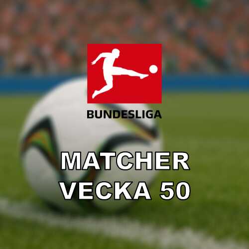 Bundesliga vecka 50 full omgang i grundserien