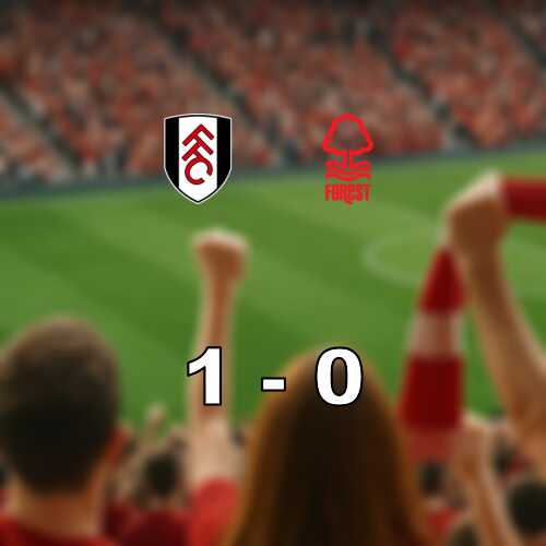 Fulham tog tredje raka mot nottingham med 1 0 hemma pa craven cottage