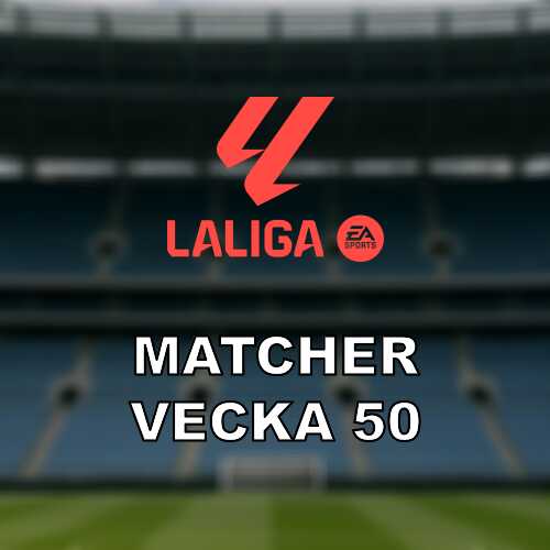 La liga vecka 50 med full omgang toppjakt och pressat bottenskikt
