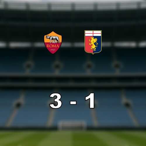 Roma slog genoa med 3 1 och starkte fjardeplatsen