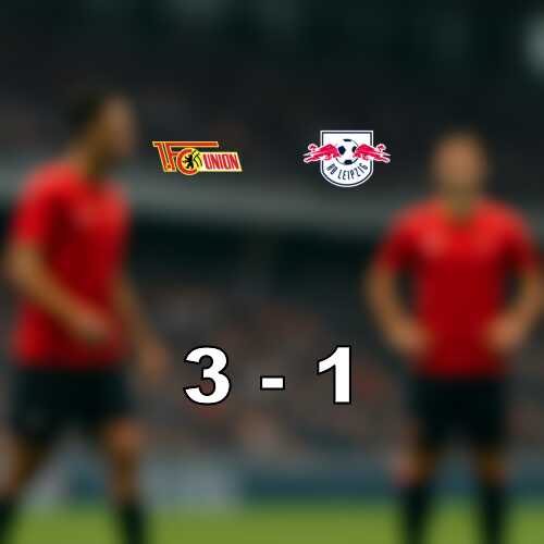 Union berlin brot dodlaget och slog rb leipzig med 3 1