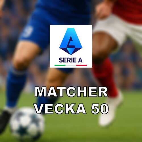 Vecka 50 i serie a tat topp och pressad botten