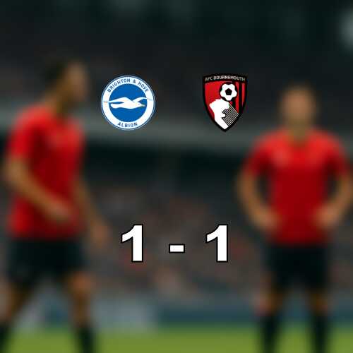 Brighton kvitterade sent mot bournemouth pa amex stadium