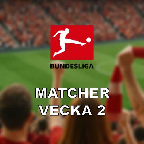 Bundesliga i vecka 2 omgang 16 med bayern wolfsburg och frankfurt dortmund