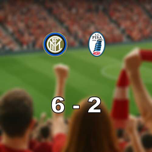 Inter korde over pisa efter tidig chockstart