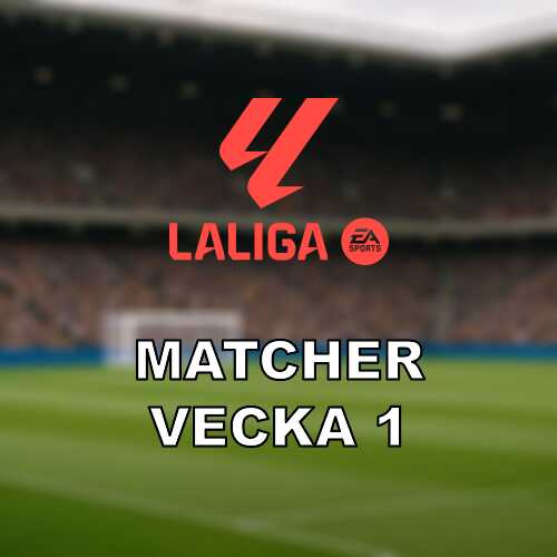 La liga vecka 1 omgang 18 med derby i barcelona och kvallsmote i san sebastian