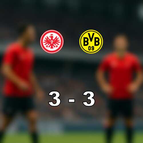 Malkalas nar eintracht frankfurt och dortmund delade pa poangen