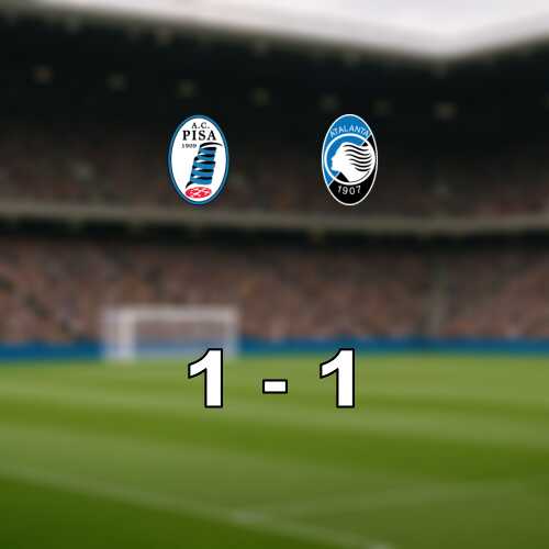 Pisa stoppade atalanta sent efter 1 1 pa arena garibaldi