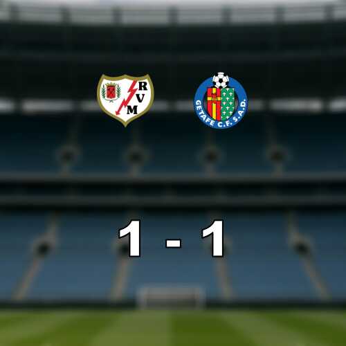 Rayo tappade segern sent mot getafe pa vallecas