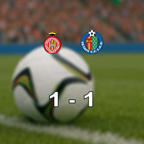 Sen kvittering raddar poang for girona mot getafe