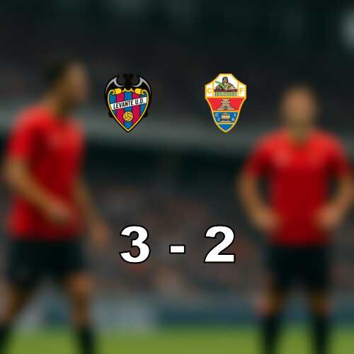 Sen segermal gav levante 3 2 mot elche