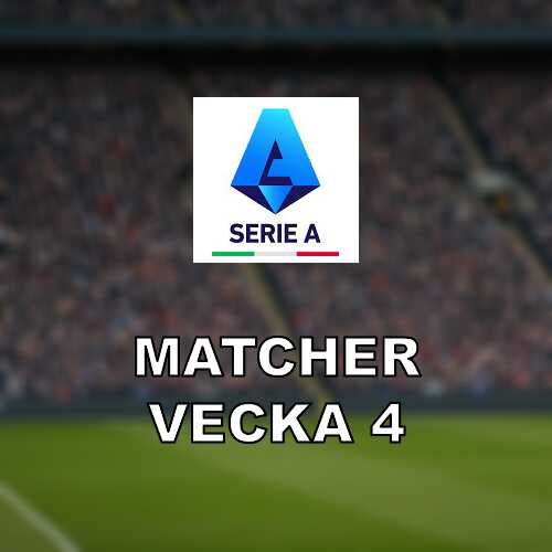 Serie a vecka 4 juventus napoli och roma milan kommer att satta tonen