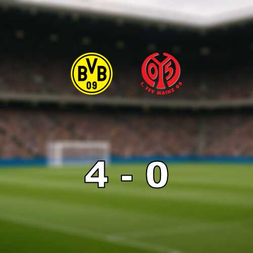 Dortmund korde over mainz och holl kontakten med bayern