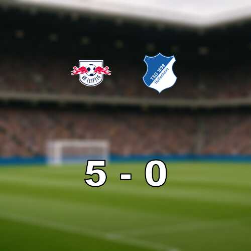 Klar seger for rb leipzig mot hoffenheim