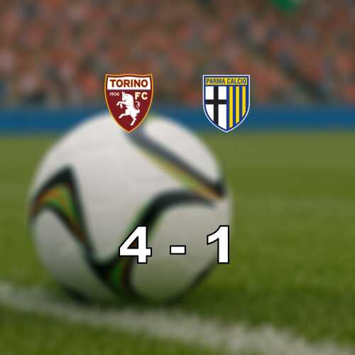 Torino vande och drog ifran mot parma