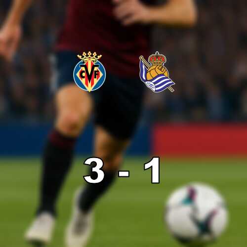 Villarreal vande mot real sociedad och starkte tredjeplatsen