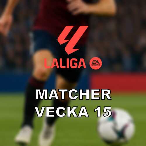 La liga i vecka 15 med full omgang och ett hett barcelonaderby