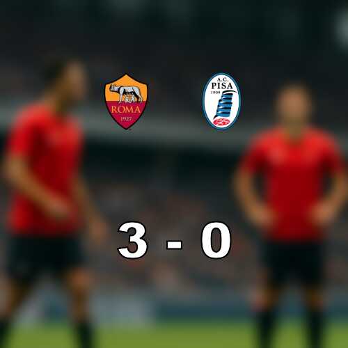 Stabil seger for roma mot pisa