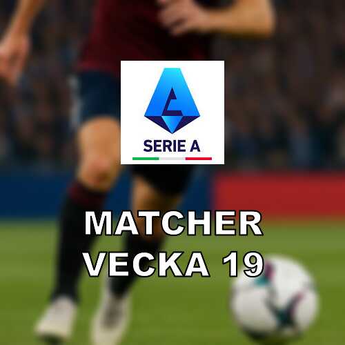 Vecka 19 i serie a champions league jakt och viktiga poang