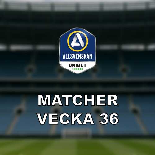 Allsvenskan i vecka 36 med nyckelmoten och dubbelmote i fokus