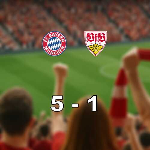 Overtygande hemmaseger for bayern munchen i ligapremiaren