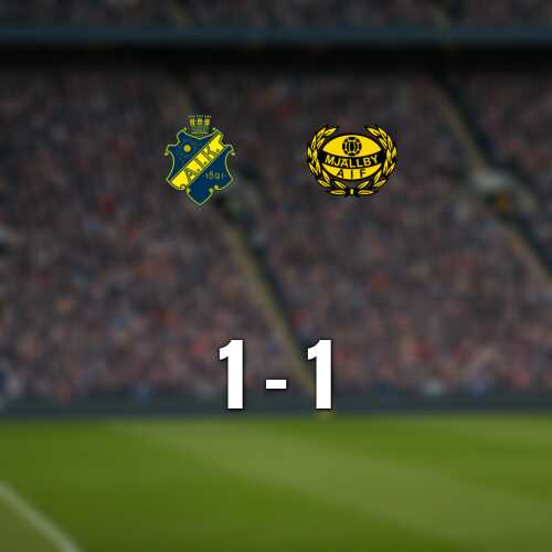 Delad poang for aik och mjallby efter tidiga mal