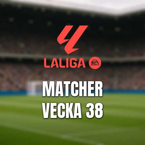 La liga i vecka 38 madridderby och full omgang