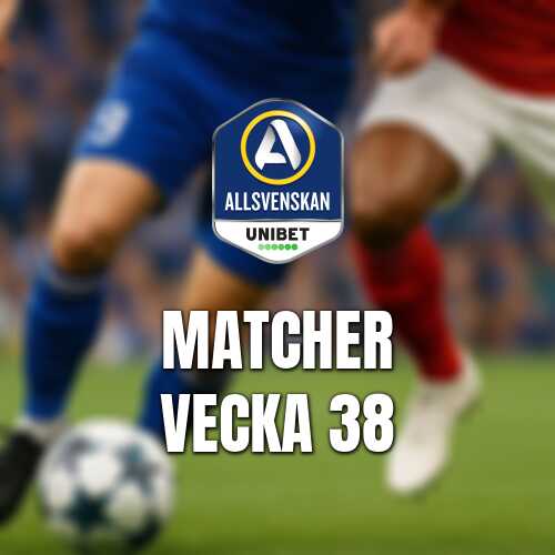 Vecka 38 i allsvenskan guldjakt och avgorande moten i botten