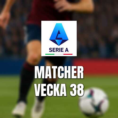 Vecka 38 i serie a med full omgang och tidigt toppmote
