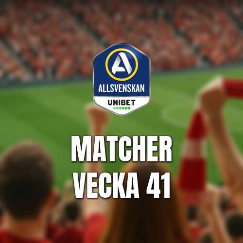 Allsvenskan i vecka 41 med full omgang och heta derbyn