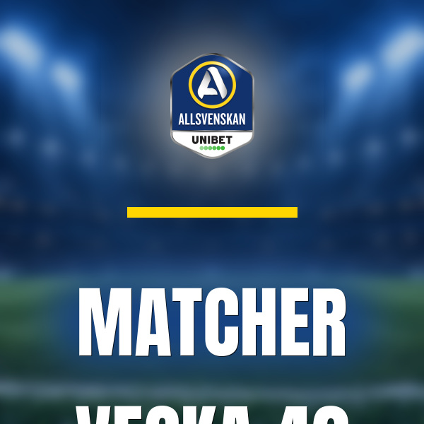 Allsvenskan i vecka 42 full omgang med derbyn och avgorande moten