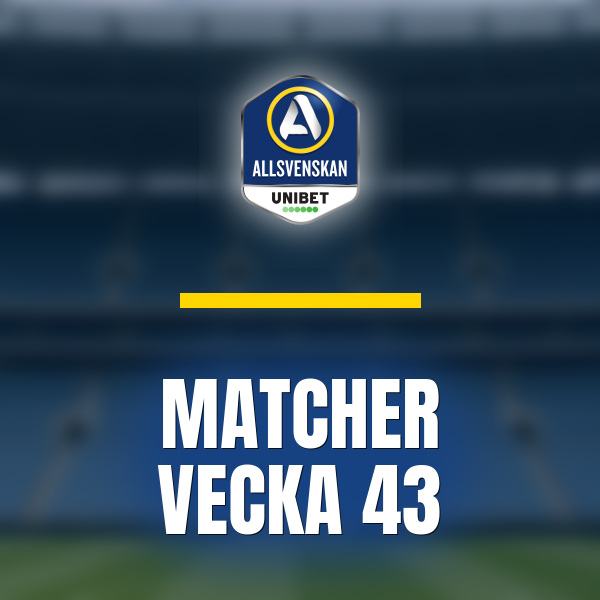 Allsvenskan i vecka 43 derby i goteborg och avgorande streckmoten