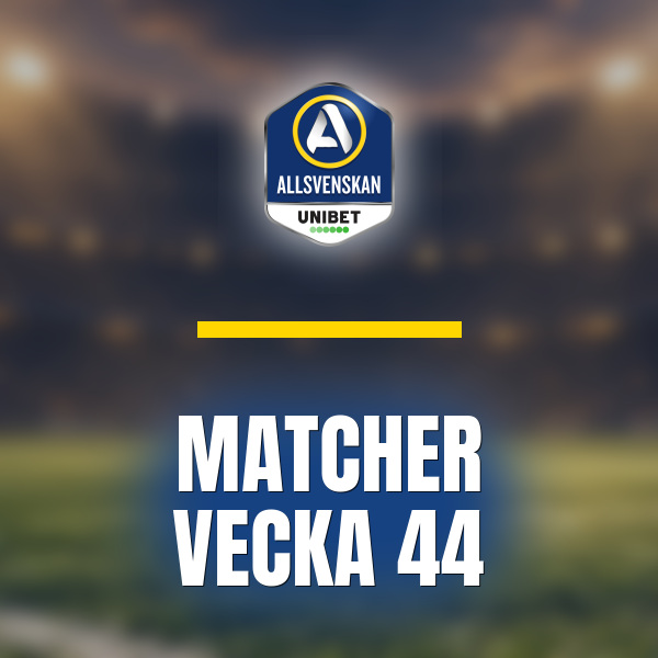 Allsvenskan i vecka 44 seriefinal och dramatik runt strecken
