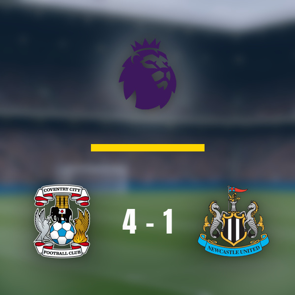 Historisk hemmaseger for coventry mot newcastle