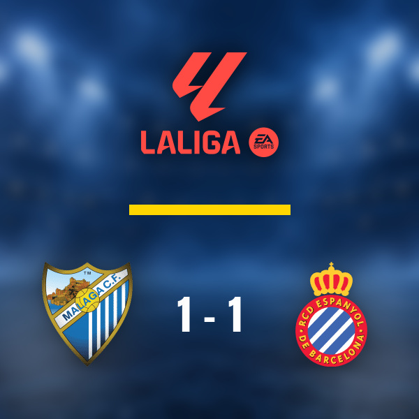 Sen kvittering raddade viktig poang for malaga mot espanyol