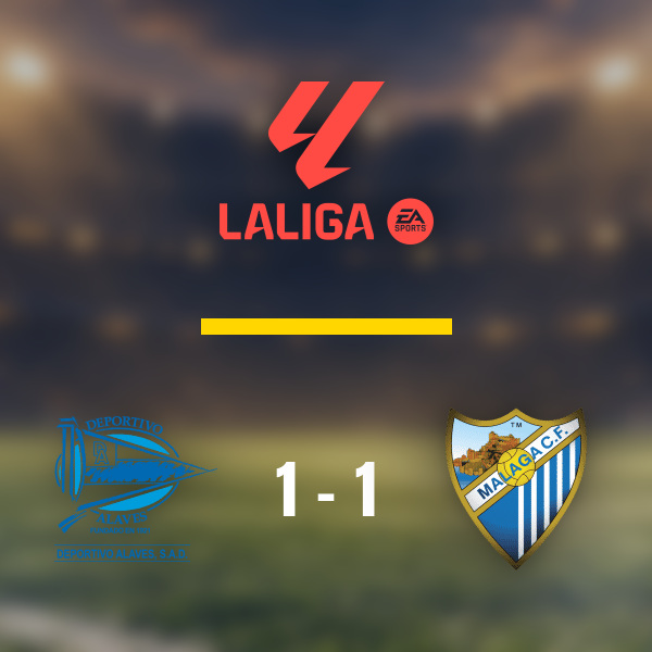 Sen kvittering raddar poang for alaves mot malaga