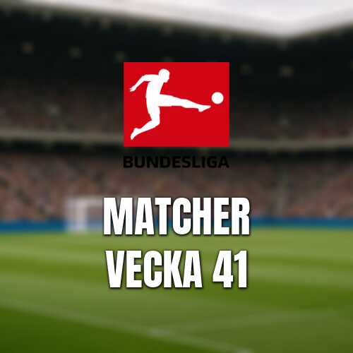 Vecka 41 i bundesliga rhendeby och toppmoten i fokus