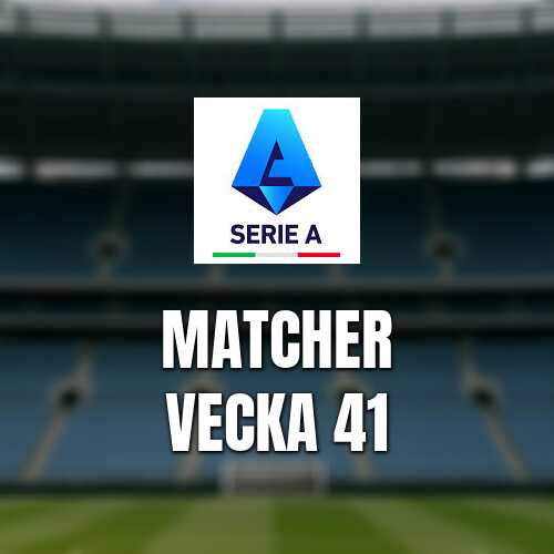 Vecka 41 i serie a omgang sex bjuder pa tidiga vagskal och jakt pa serieledning