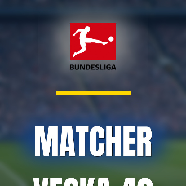 Vecka 42 i bundesliga med full omgang och tidiga vagskal